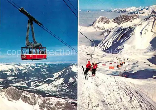 AK / Ansichtskarte Seilbahn Sessellift Soerenberg Brienzer Rothorn Skigebiet Eisee  Kat. Bahnen