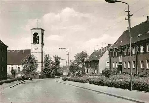 AK / Ansichtskarte Glauchau Geschwister Scholl Strasse katholische Kirche Kat. Glauchau