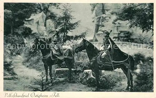 AK / Ansichtskarte oetigheim Volksschauspiel Wilhelm Tell Kat. oetigheim