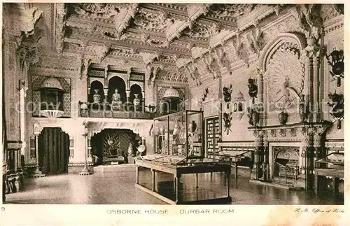 AK / Ansichtskarte Osborne Isle of Wight Osborne House Durbar Room Kat. Isle of Wight