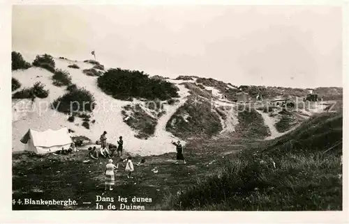 AK / Ansichtskarte Blankenberghe Dans les dunes Kat. 