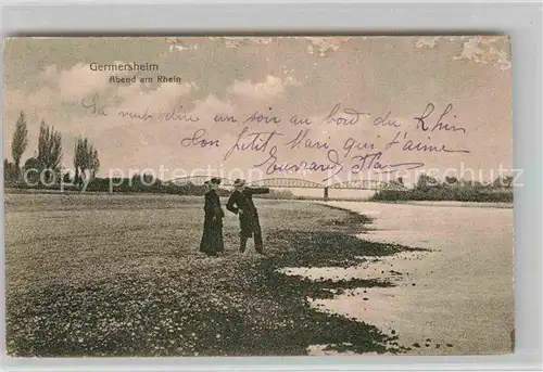 AK / Ansichtskarte Germersheim Rheinbruecke  Kat. Germersheim