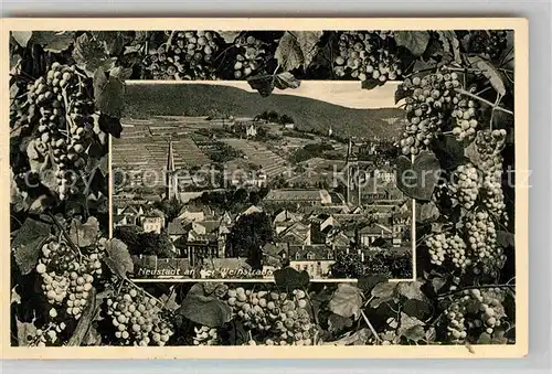 AK / Ansichtskarte Neustadt Weinstrasse Teilansicht Kat. Neustadt an der Weinstr.