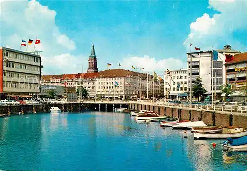 AK / Ansichtskarte Kiel Bootshafen Kat. Kiel