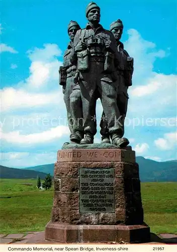 AK / Ansichtskarte Spear Bridge Commando Memorial