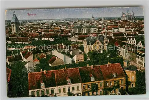 AK / Ansichtskarte Speyer Rhein Gesamtansicht  Kat. Speyer