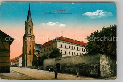 AK / Ansichtskarte Germersheim Katholische Kirche Klosterkaserne Kat. Germersheim