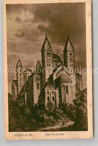 AK / Ansichtskarte Speyer Rhein Kaiserdom Kat. Speyer