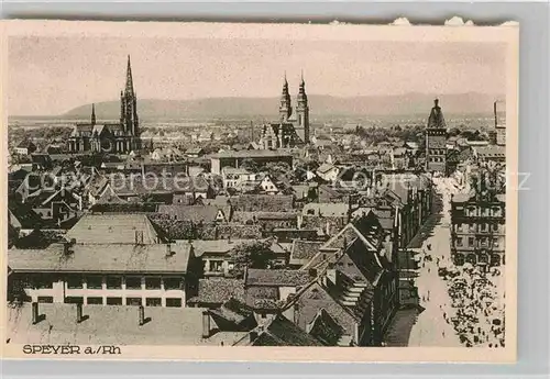 AK / Ansichtskarte Speyer Rhein Gesamtansicht  Kat. Speyer