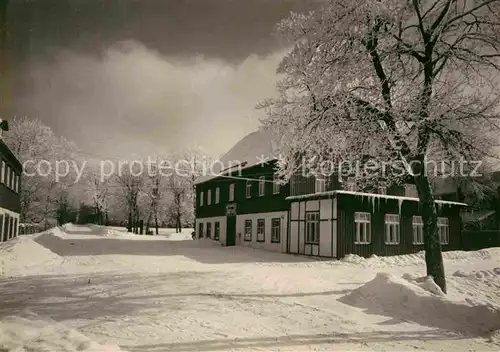 AK / Ansichtskarte Schwarzenberg Erzgebirge Gaststaette Jaegerhaus  Kat. Schwarzenberg