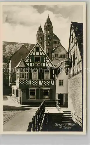 AK / Ansichtskarte Speyer Rhein Altstadt  Kat. Speyer