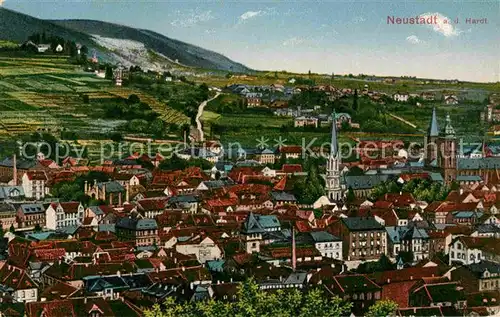 AK / Ansichtskarte Neustadt Haardt Panorama  Kat. Neustadt an der Weinstr.