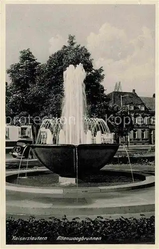 AK / Ansichtskarte Kaiserslautern Altenwoogbrunnen Kat. Kaiserslautern