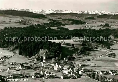 AK / Ansichtskarte Roethenbach Allgaeu Fliegeraufnahme Kat. Roethenbach (Allgaeu)