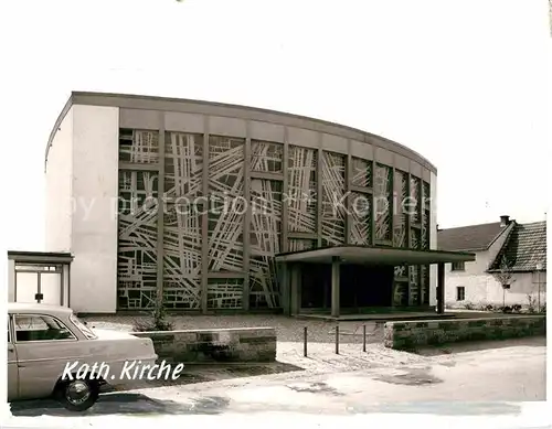 AK / Ansichtskarte Woerth Rhein Kath Kirche Kat. Woerth am Rhein