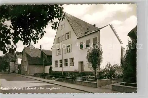 AK / Ansichtskarte Rinteln Weser Lehrer Fortbildungsheim Kat. Rinteln