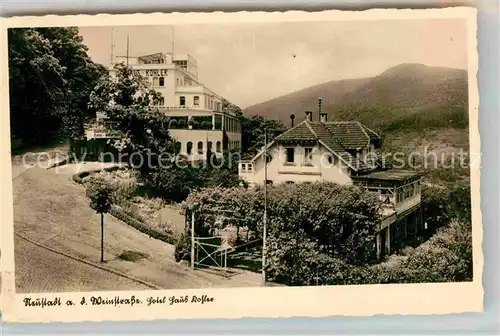 AK / Ansichtskarte Neustadt Weinstrasse Hotel Haus Kohler Kat. Neustadt an der Weinstr.