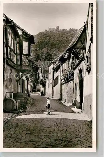 AK / Ansichtskarte Neustadt Weinstrasse Dorfmotiv mit Maxburgblick Kat. Neustadt an der Weinstr.