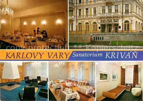 AK / Ansichtskarte Karlovy Vary Sanatorium Krivan Kat. Karlovy Vary Karlsbad