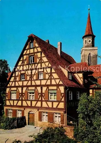 AK / Ansichtskarte Fuerth Bayern Pfarrhaus und Kirche St Michael Kat. Fuerth