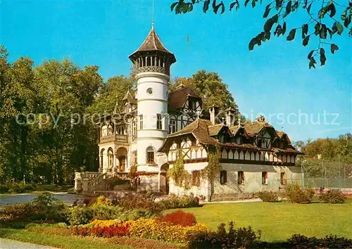 AK / Ansichtskarte Herrsching Ammersee Schloesschen im Kurpark Kat. Herrsching a.Ammersee