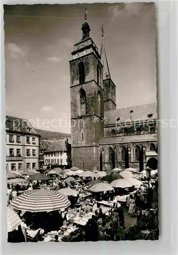 AK / Ansichtskarte Neustadt Weinstrasse Marktplatz Stiftskirche Kat. Neustadt an der Weinstr.