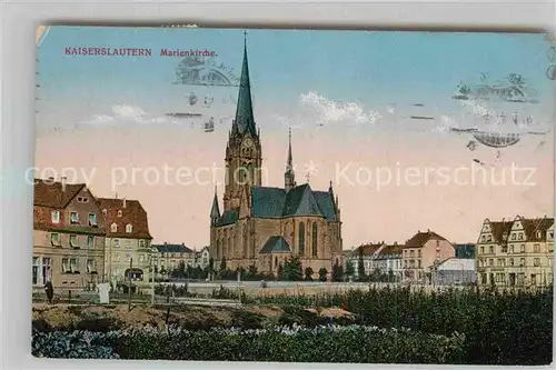 AK / Ansichtskarte Kaiserslautern Marienkirche Kat. Kaiserslautern