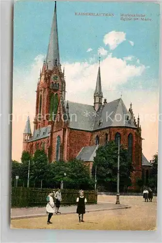 AK / Ansichtskarte Kaiserslautern Marienkirche Kat. Kaiserslautern