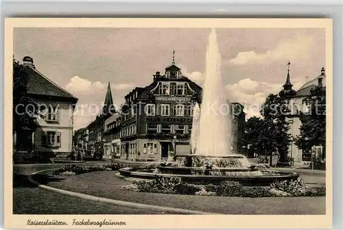 AK / Ansichtskarte Kaiserslautern Fackelwoogsbrunnen Kat. Kaiserslautern