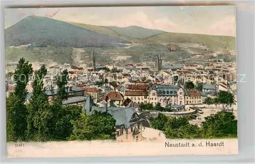 AK / Ansichtskarte Neustadt Haardt Panorama Kat. Neustadt an der Weinstr.