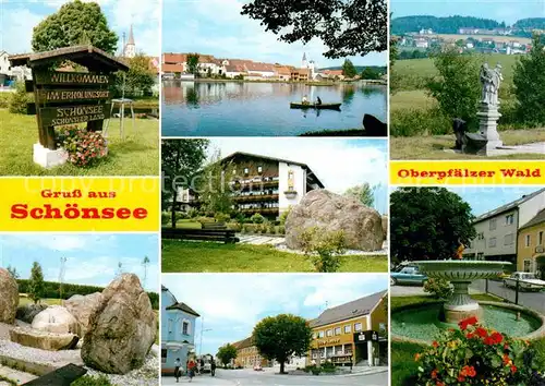 AK / Ansichtskarte Schoensee Panorama Brunnen Denkmal Kat. Schoensee