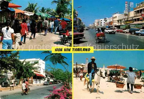 AK / Ansichtskarte Hua Hin Strand Markt