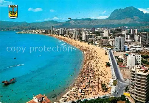 AK / Ansichtskarte Benidorm Playa Levante Luftaufnahme Kat. Costa Blanca Spanien