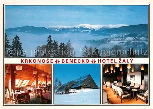 AK / Ansichtskarte Krkonose Benecko Hotel Zaly Kat. Polen