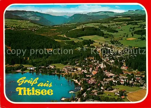 AK / Ansichtskarte Titisee Schwarzwald Fliegeraufnahme Kat. Titisee Neustadt