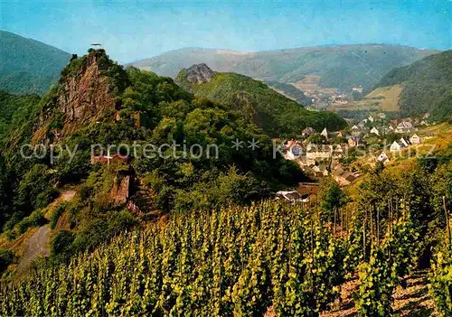 AK / Ansichtskarte Altenahr Panorama Blick vom weissen Kreuz Ahrtal Weinberge Kat. Altenahr