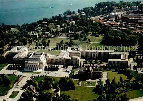 AK / Ansichtskarte Geneve GE Fliegeraufnahme Le Palais des Nations Kat. Geneve