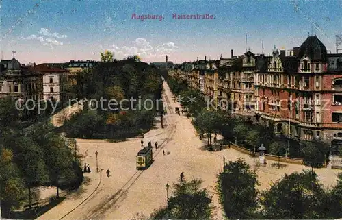 AK / Ansichtskarte Augsburg Kaiserstrasse Kat. Augsburg