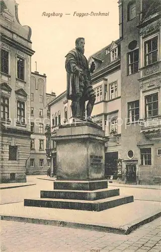 AK / Ansichtskarte Augsburg Fugger Denkmal Kat. Augsburg