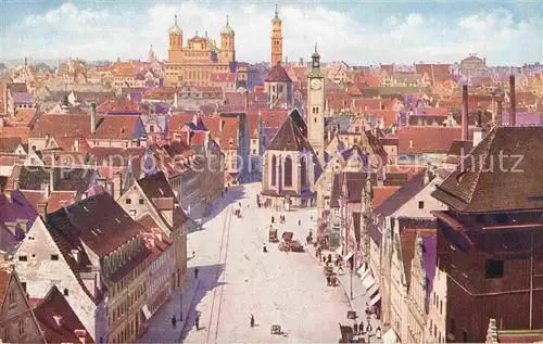 AK / Ansichtskarte Augsburg Blick vom Jakobsturm Kat. Augsburg