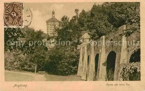 AK / Ansichtskarte Augsburg Partie am Roten Tor Kat. Augsburg