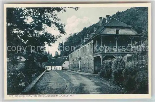 AK / Ansichtskarte Karlstal Pfaelzisches Beamtenerholungsheim Kat. Trippstadt