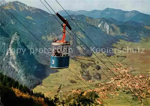 AK / Ansichtskarte Seilbahn Laber Oberammergau Kofel  Kat. Bahnen