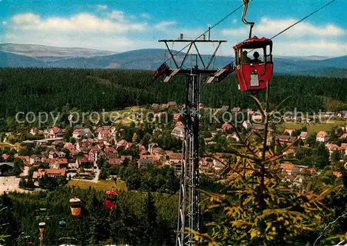 AK / Ansichtskarte Seilbahn Bocksberg Hahnenklee  Kat. Bahnen