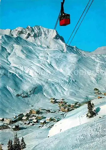 AK / Ansichtskarte Seilbahn Trittkopf Zuers Arlberg  Kat. Bahnen