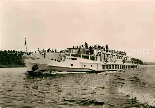 AK / Ansichtskarte Motorschiffe Friedrich Wolf Berlin Weisse Flotte  Kat. Schiffe