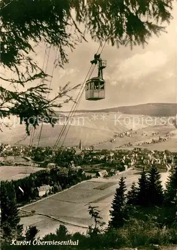 AK / Ansichtskarte Seilbahn Oberwiesenthal  Kat. Bahnen