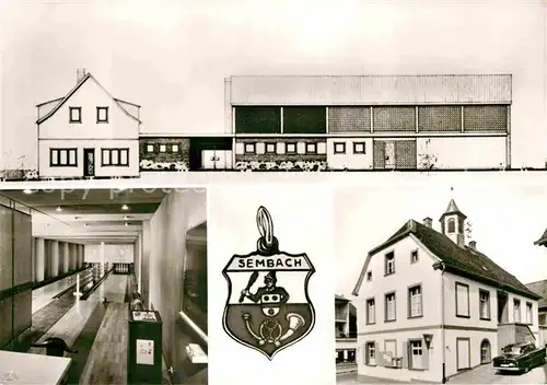 AK / Ansichtskarte Sembach Modell der Mehrzweckhalle Kegelbahn Gasthof Kat. Sembach