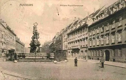 AK / Ansichtskarte Augsburg Mittlere Maximilianstrasse Kat. Augsburg