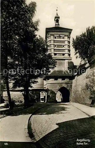 AK / Ansichtskarte Augsburg Rotes Tor Kat. Augsburg